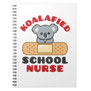 School Nurse Koala Koalafied Notebook