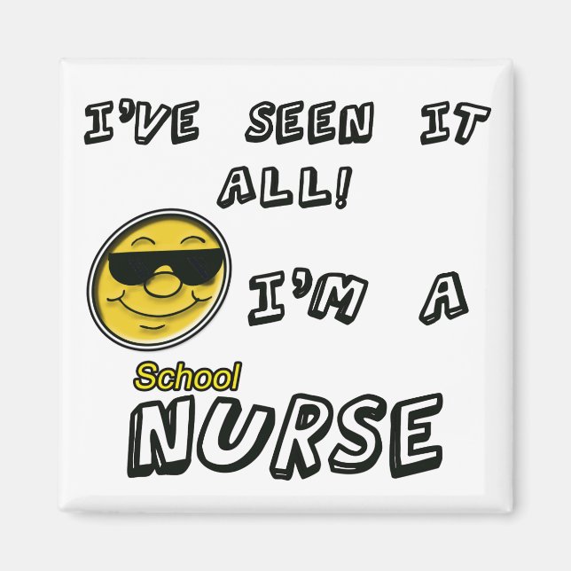 School Nurse Magnet (Front)