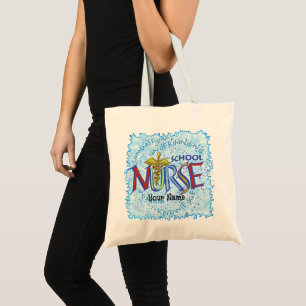 School Nurse Motto  Tote Bag