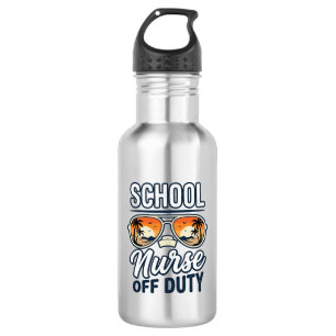 School Nurse Off Duty Vintage Sunglasses Shirt_1 532 Ml Water Bottle