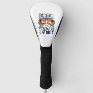 School Nurse Off Duty Vintage Sunglasses Shirt_1 Golf Head Cover