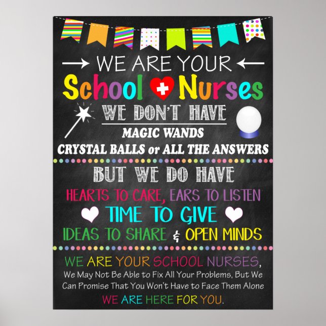 School Nurse Office Decor Poster (Front)