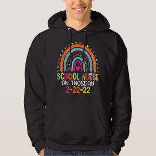 School Nurse On Twosday 2-22-22 February 22nd 2022 Hoodie