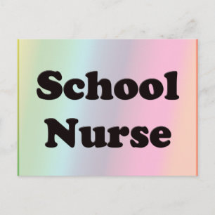 School Nurse Postcard