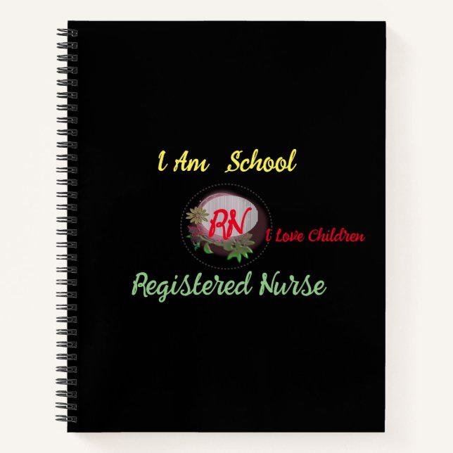 School Nurse Spiral Notebook (Front)
