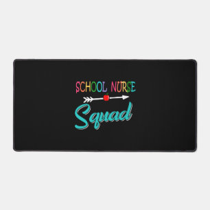School Nurse Squad Desk Mat
