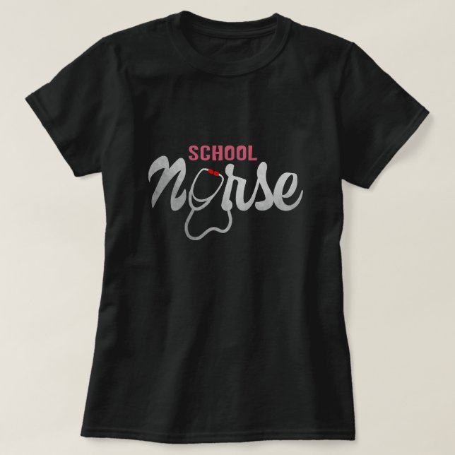 School Nurse T-Shirt  Womens t-shirt  Unisex Shirt (Design Front)