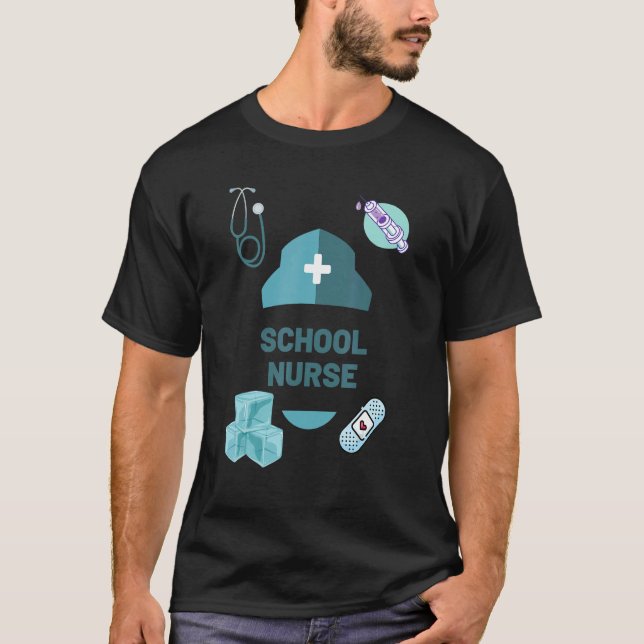 School Nurse Tools of the Trade Nurse Week 2022 T-Shirt (Front)