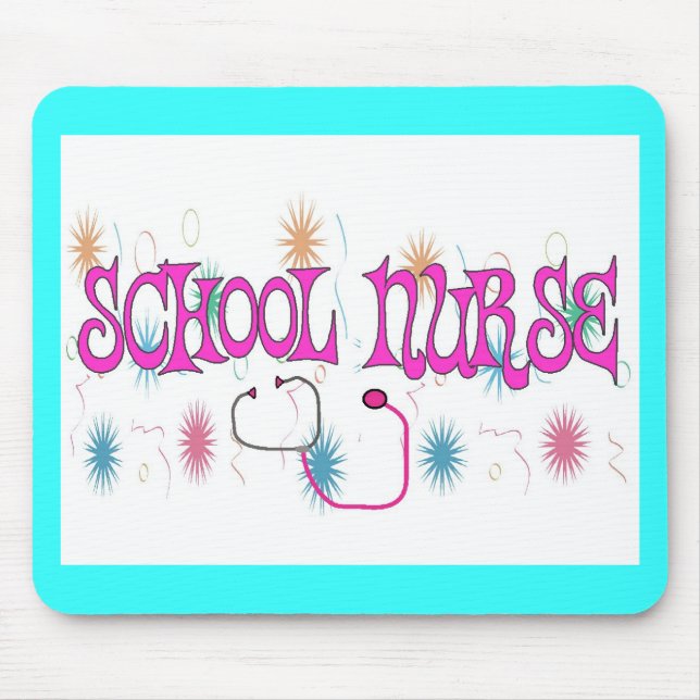 SCHOOL NURSE Unique Gifts Items Mouse Pad (Front)