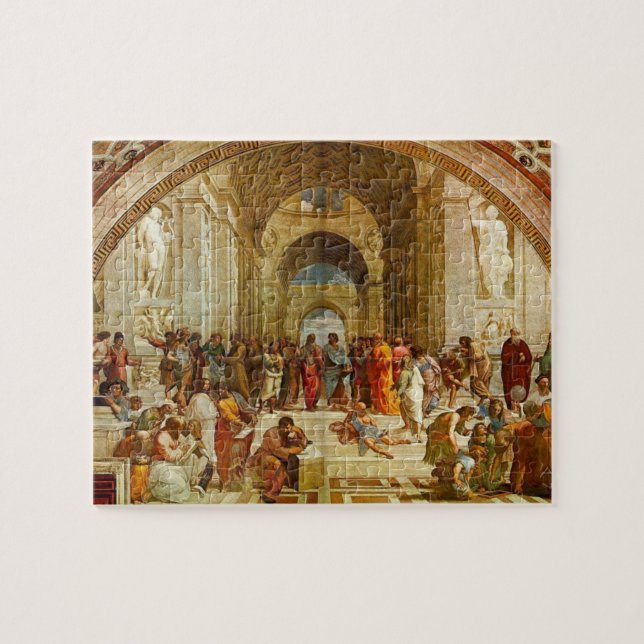 School of Athens by Raphael Jigsaw Puzzle (Horizontal)
