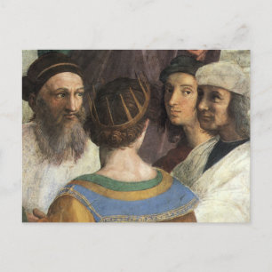 School of Athens by Raphael, Vintage Renaissance Postcard