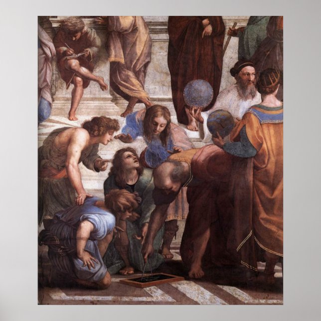 School of Athens (Euclid) Canvas Print (Front)