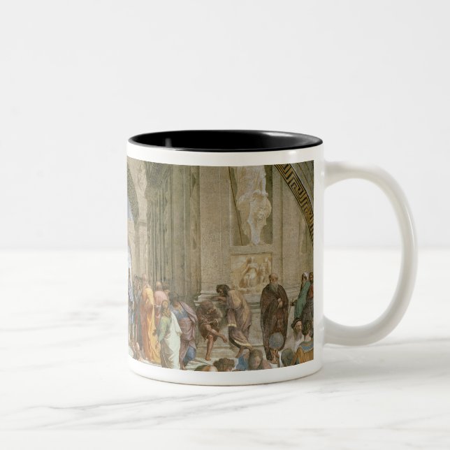 School of Athens, from the Stanza della Two-Tone Coffee Mug (Right)