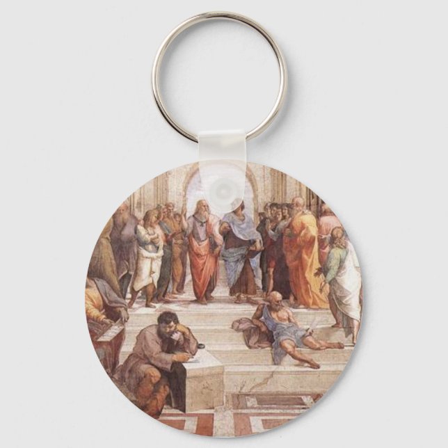 School of Athens Key Ring (Front)