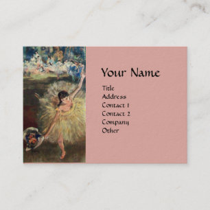SCHOOL OF DANCE / BALLERINA BALLET DANCER BUSINESS CARD