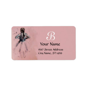 SCHOOL OF DANCE ,BALLERINA  BALLET DANCER IN PINK LABEL