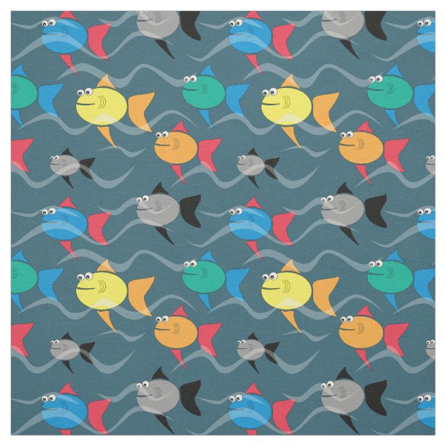 School of Fish Fabric (Swatch)
