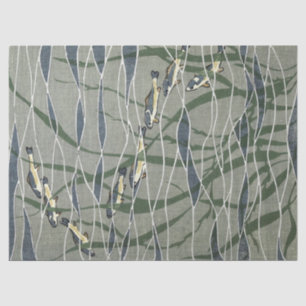 School of Fish in Kelp Tissue Paper