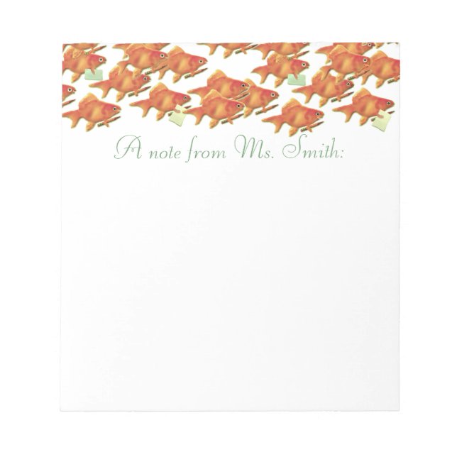 School of Fish Notepad (Front)