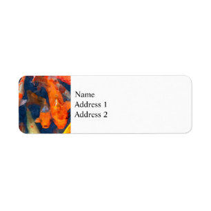 School of Koi II Return Address Label