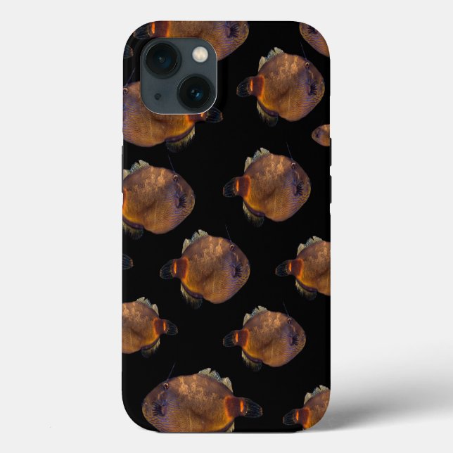School Of Leather Jacket Fish, iPhone 13 Case (Back)