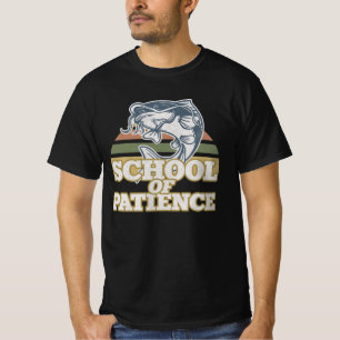 School of Patience Fishing Club T-Shirt