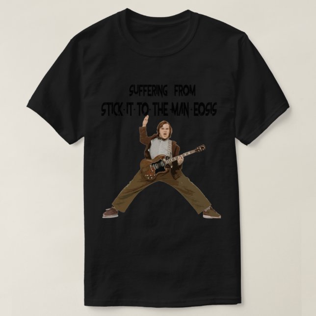 SCHOOL OF ROCK JACK BLACK  .   T-Shirt (Design Front)