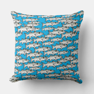 School of Scubadorable Great Barracuda Cushion