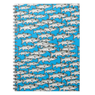 School of Scubadorable Great Barracuda Notebook