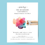 School or Studio Art Show Promotional Flyer<br><div class="desc">Easily customise this simple and classic art show flyer.  Use for your private art studio or your elementary school,  middle school,  high school,  or college art program.    {images: Freepik.com}</div>