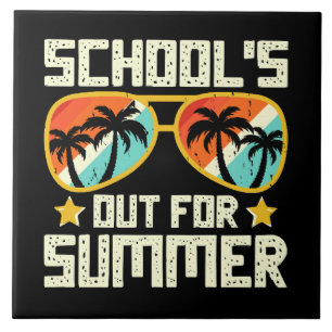 School Out For Summer Ceramic Tile