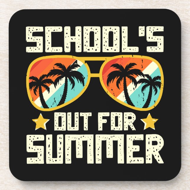 School Out For Summer Coaster (Front)