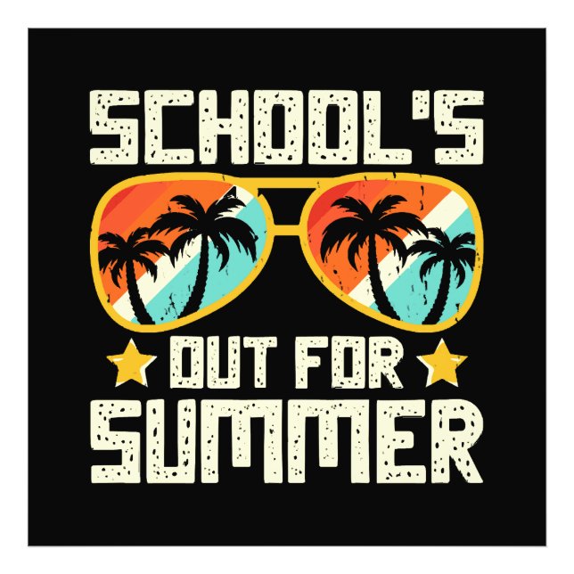 School Out For Summer Photo Print (Front)