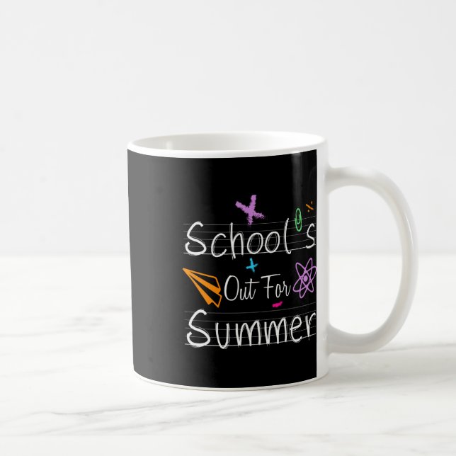 School Out Summer Happy Last Day School Teachers S Coffee Mug (Right)