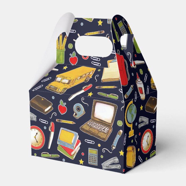 School Party Favour Box (Front Side)