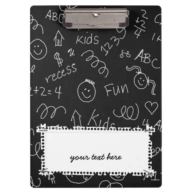 School pattern clipboard (Front)