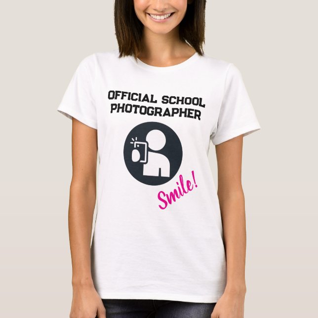 School Photographer T-Shirt (Front)