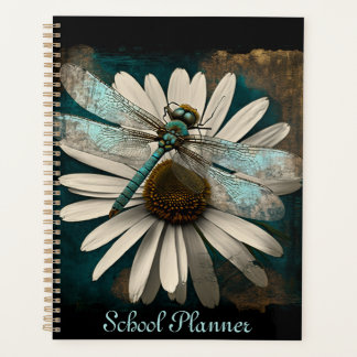 School Planner with Dragonfly & Daisy