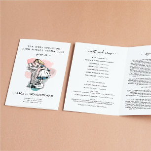 School Play or Theatre Playbill / Program Flyer