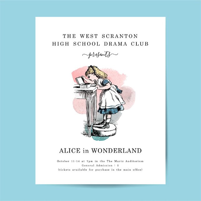 School Play or Theatre Playbill Promotional Flyer (Creator Uploaded)