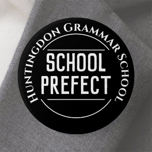 School Prefect Badge Button