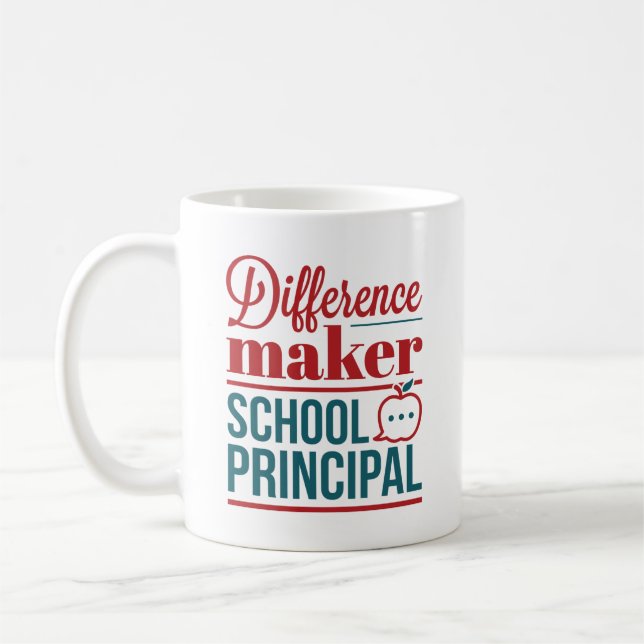 School Principal Difference Maker Coffee Mug (Left)