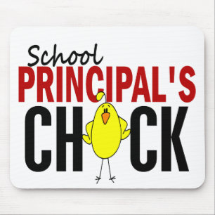 School Principal's Chick Mouse Pad