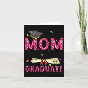 School Proud Mum Of A 2025 Graduate Kids Card