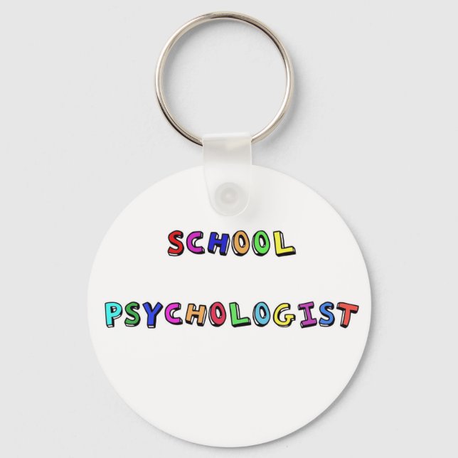 SCHOOL PSYCHOLO copy Key Ring (Front)