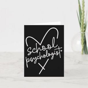 School Psychologist Byck To School Mental Health P Card