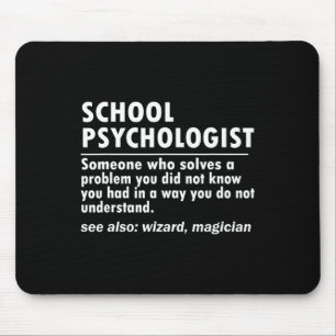 School Psychologist Definition Ck To School Fun Mouse Pad