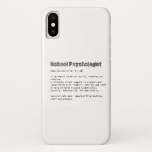 School Psychologist iPhone X case