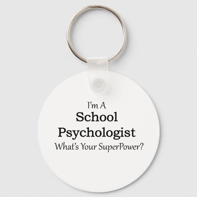 School Psychologist Key Ring (Front)