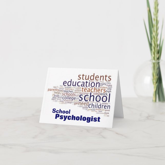 School Psychologist Note Cards (Front)